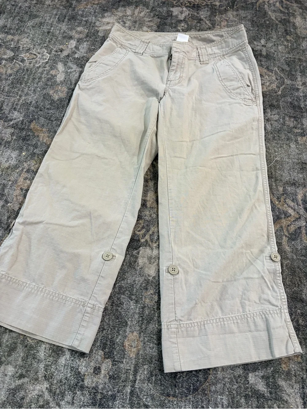 The North Face Women's Tan Crop Cargo Pants